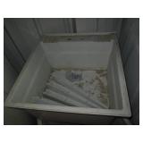 (2) unused Plastic utility sinks wi...