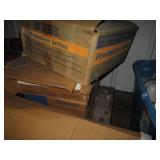 Multiple boxes and totes containing...
