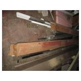 Variety of wood trim, metal corners...