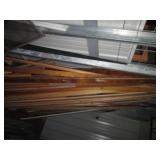 Large gathering of wood trim and ce...