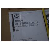 B-Tech AV Mounts - New in Box! BT7885 (Black) Flat Screen Wall Mount with Pull Down AV Storage