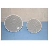 Mis-Matched PAIR of SoundTube Professional Audio Pendant Speakers - RS400i and RS500i