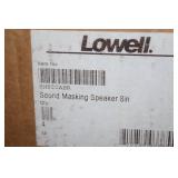 Lot of 4 - NEW - Lowell SM820A-BR Coaxial Sound Masking Speakers - MSRP $840 ($210/Each)