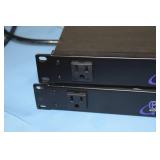 Pair of JuiceGoose Juice Goose Multi-Outlet Rack Mounted AC Power Strips / Power Distribution Units