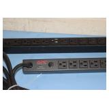 Lot of 2 - APC Basic Rack PDU Zero U 20-Amp 20A Power Distribution Units