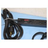 Lot of 2 - APC Basic Rack PDU Zero U 20-Amp 20A Power Distribution Units