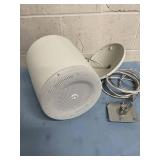 Atlas Sound / AtlasIED PM4FA White 4" 2-Way Pendant Style Commercial Audio Speaker with Hanging Hardware - MSRP $200+