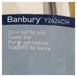 4 Piece Moen Banbury Chrome Bathroom Accessories