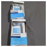 4 Piece Lot of Moen Banbury Chrome Bathroom Accessories - Moen Banbury Pivoting Double Post Toilet Paper Holder in Chrome