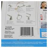 5 Piece Moen Banbury Brushed Nickel Bathroom Accessories