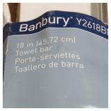 5 Piece Moen Banbury Brushed Nickel Bathroom Accessories