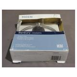 4 Piece Moen Banbury Brushed Nickel Bathroom Accessories