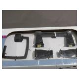 Moen Hensley Press and Mark 3-Piece Bath Hardware Set with 24 in. Towel Bar, Paper Holder and Towel Ring in Matte Black - Model MY3593BL