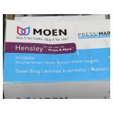 4 Piece Lot of Moen Hensley Brushed Nickel  Bathroom Accessories