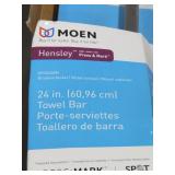 Moen Hensley Brushed Nickel 18" and 24" Towel Bars