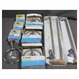 Mixed Lot of 9 Moen Brushed Nickel Bathroom Accessories