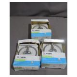 Mixed Lot of 9 Moen Brushed Nickel Bathroom Accessories