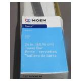 5 Piece Lot of Moen Chrome Genta Bathroom Accessories