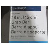 2 Piece Lot of Moen Banbury Brushed Nickel Grab Bars