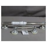 2 Piece Lot of Moen Banbury Chrome Grab Bars