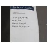 2 Piece Lot of Moen Banbury Chrome Grab Bars