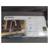 Moen Noell 1-Handle Pull-Down Sprayer Kitchen Faucet with Reflex, Soap Dispenser and Power Clean in Spot Resist Stainless