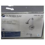 Glacier Bay Aragon Chrome Tub and Shower Set - HD874X-0001