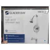 Glacier Bay Aragon Chrome Tub and Shower Set - HD874X-0001