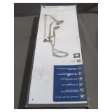 Glacier Bay Brushed Nickel Wall Bar Combo Hanhel Shower and Showerhead  - 8654252HC