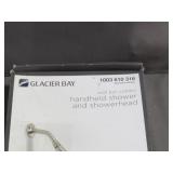 Glacier Bay Brushed Nickel Wall Bar Combo Hanhel Shower and Showerhead  - 8654252HC