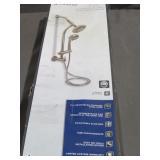 Glacier Bay Brushed Nickel Wall Bar Combo Hanhel Shower and Showerhead  - 8654252HC