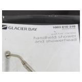 Glacier Bay Brushed Nickel Wall Bar Combo Hanhel Shower and Showerhead  - 8654252HC