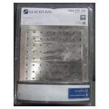 Glacier Bay Modern Brushed Nickel Square Showerhead - HD56081-X404