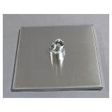 Glacier Bay Modern Brushed Nickel Square Showerhead - HD56081-X404