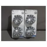 2 Piece lot of Glacier Bay 2 Pack 3" Showerheads in Chrome
