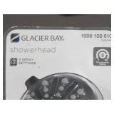 2 Piece lot of Glacier Bay 2 Pack 3" Showerheads in Chrome