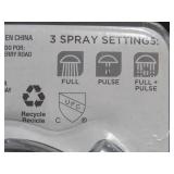 2 Piece lot of Glacier Bay 2 Pack 3" Showerheads in Chrome