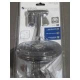 2 Piece Lot of Glacier Bay Chrome Showerhead w/ Adjustable Arm - 3075-512-WS1