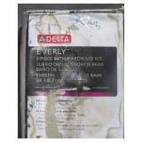 Mixed Lot of Delta Bathroom Accessories Delta Everly 24 in. Wall Mount Towel Bar Bath Hardware Accessory in Brushed Nickel