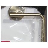 Mixed Lot of Delta Trinsic Single Post Toilet Paper Holder and  Open Towel Ring in Champagne Bronze
