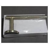 Mixed Lot of Delta Trinsic Single Post Toilet Paper Holder and  Open Towel Ring in Champagne Bronze