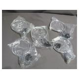 5 Piece Lot Of Moen Mason Towel Rings in Chrome