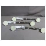 3 Piece Lot of Moen Banbury Chrome Grab Bars