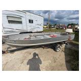 1973 Alumacraft fishing boat