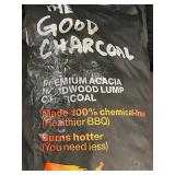 Combination of Ridge Charcoal Briquets and The Good Charcoal Hardwood Lump Charcoal