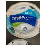 Bulk Lot of Disposable Tableware: Plates, Napkins, and Trays