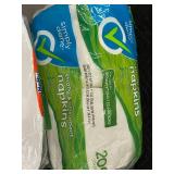 Bulk Lot of Disposable Tableware: Plates, Napkins, and Trays