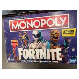 Pair of Monopoly Board Games: Fortnite and Star Wars Editions (USED)
