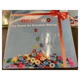 3 X 5mm Clay Beads Set for Bracelet Making with Elastic String