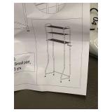 White Over The Toilet Storage Rack with Assembly Instructions